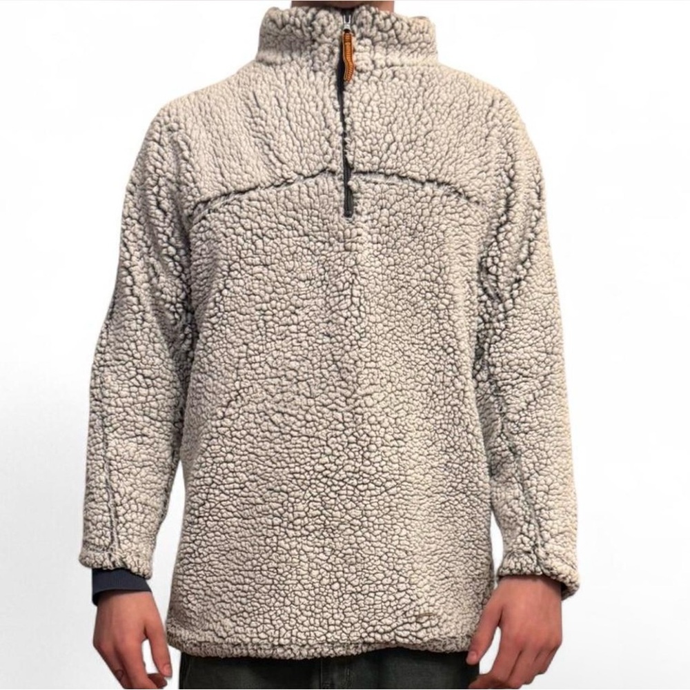 Vintage 90’s Cozy Sherpa Pullover quarter zip